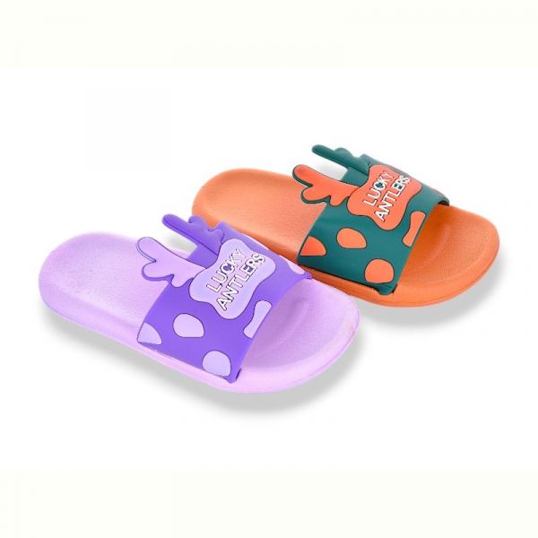Шлепанцы JIBUKANG 02-758 orange-lilac mix