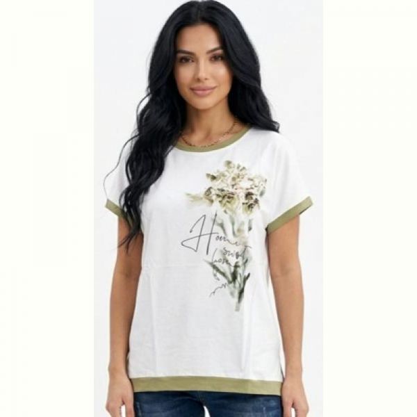 Футболка LeVisha 25021 white-green