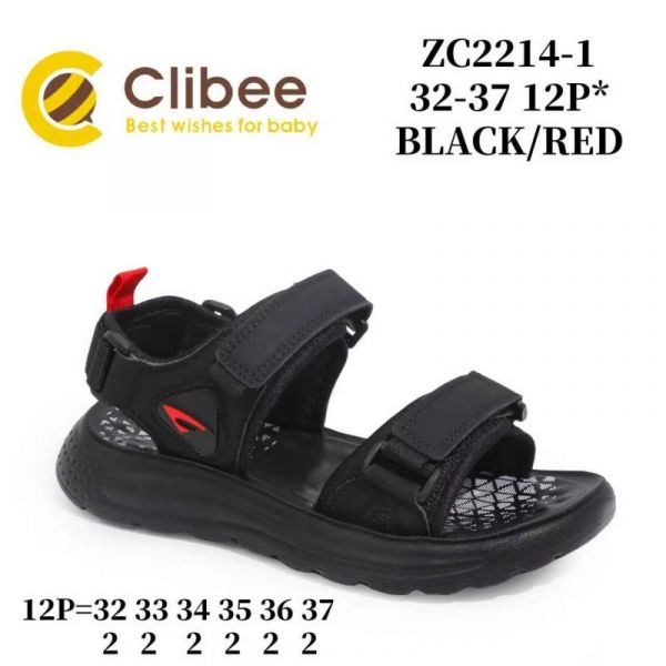 Босоножки Clibee ABM-ZC2214-1 Black-Red
