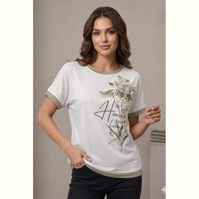 Футболка LeVisha 25021 white-l.mint