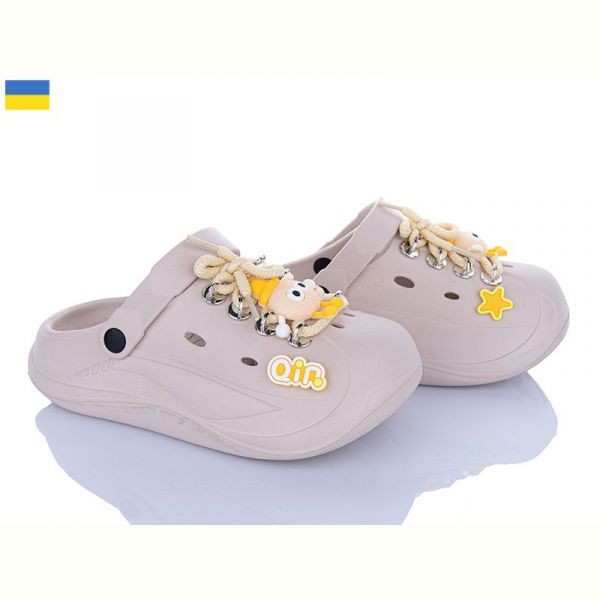 Кроксы Golden Lion 160 бежевий