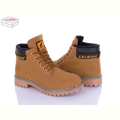 Ботинки Calsido A506 yellow термо хутро (36-39)