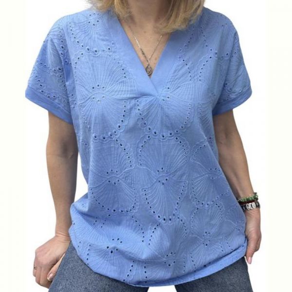 Футболка Elena&Vika 26004 l.blue