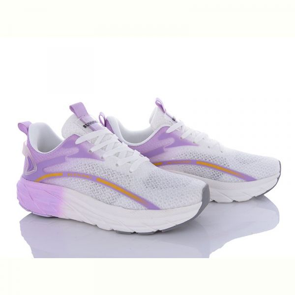 Кроссовки Violeta 20-1028 white-purple