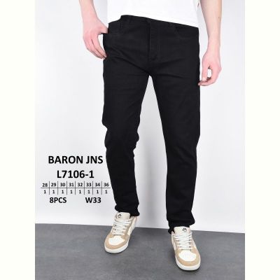 Джинсы God Baron L7106-1 black
