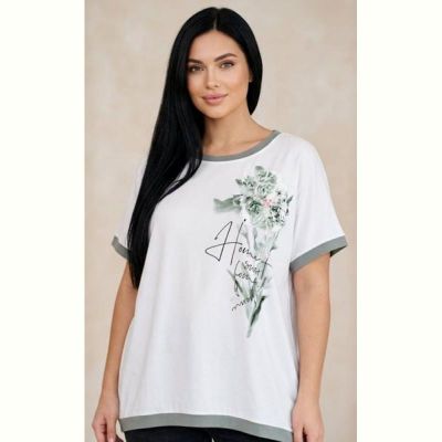 Футболка LeVisha 25021 white-mint