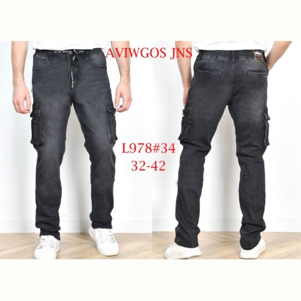 Джинсы God Baron L978 black