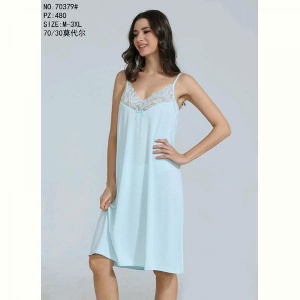 Ночнушка Romeo life 70379 l.blue