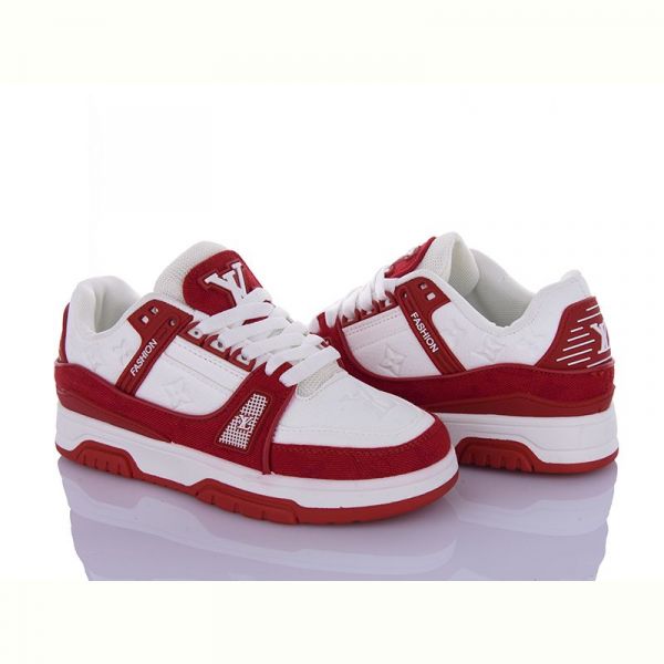 Кроссовки Violeta HD37-149-20 white-red
