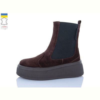 Ботинки Sali 91 коричневий з кор-п.зима