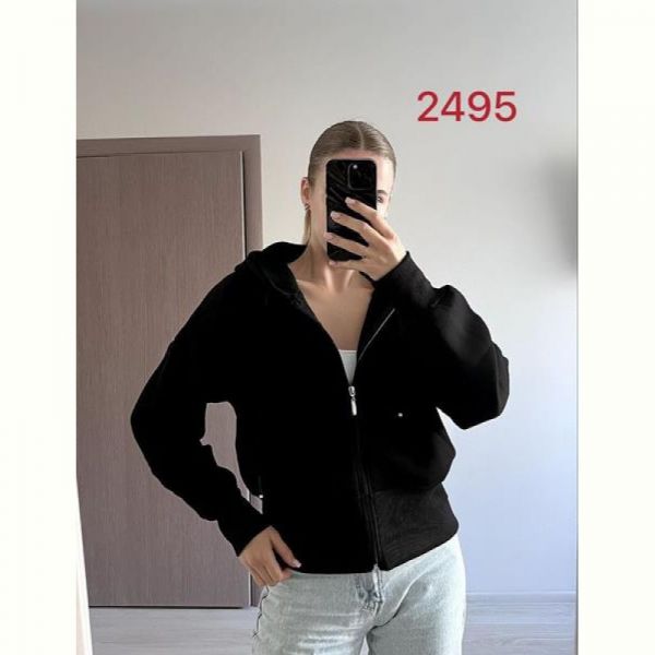 Кофта спорт FSN 2495 black