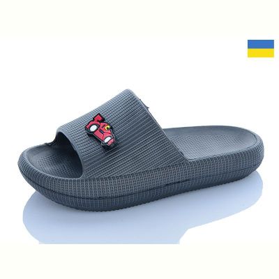 Шлепанцы Cross 022 т.сірий