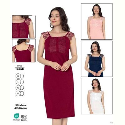 Ночнушка Cotpark 10658 pink