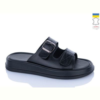 Шлепанцы Sali 10 чорний к чор-п.