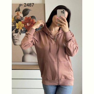 Кофта спорт FSN 2487 d.beige