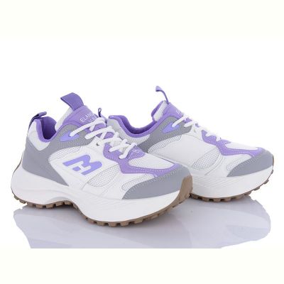 Кроссовки Violeta 136-33 white-purple