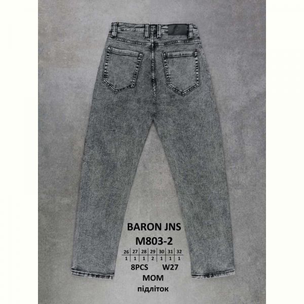 Джинсы God Baron M803-2 grey