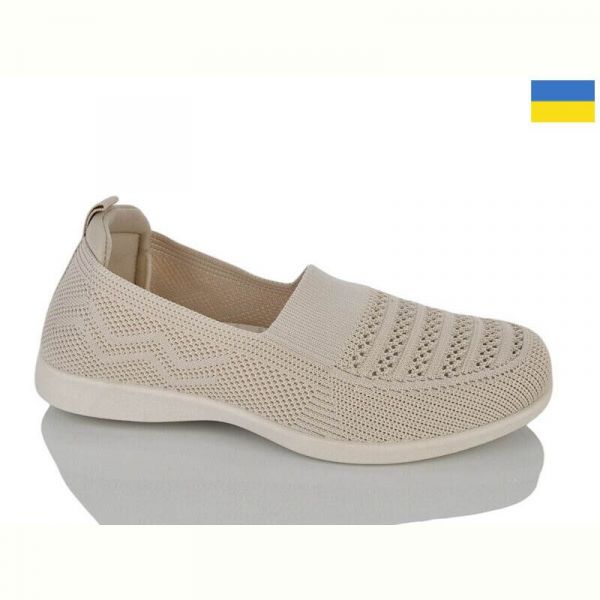 Слипоны Demur N6724 бежевий