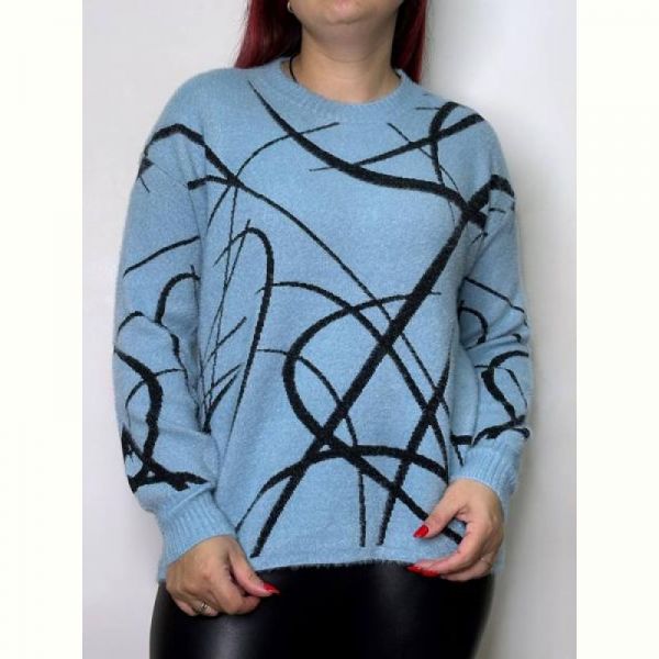 Свитер Kosta 95711 l.blue