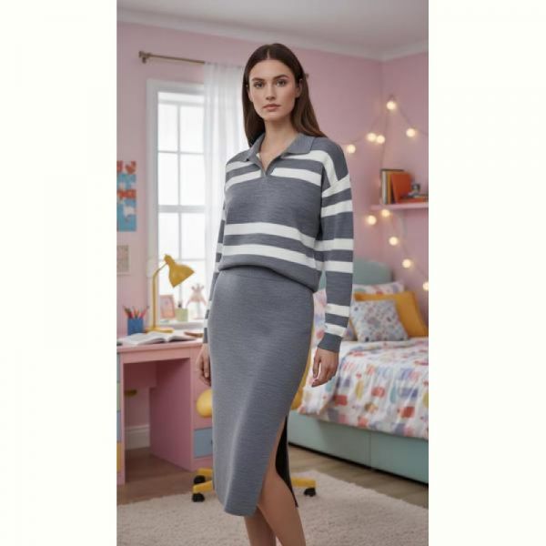 Костюм Julia JL633 grey
