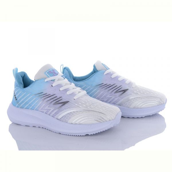 Кроссовки Violeta 182-36 white-blue