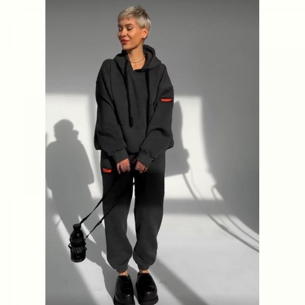 Костюм спорт Aidin-шик шок 810 black