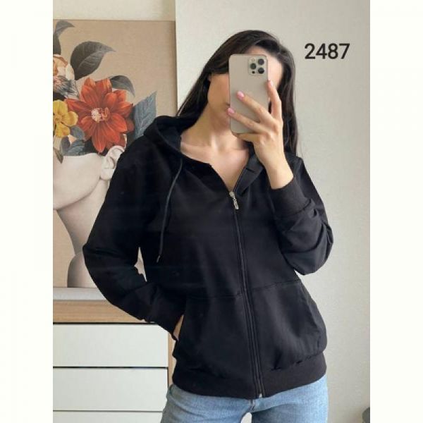 Кофта спорт FSN 2487 black
