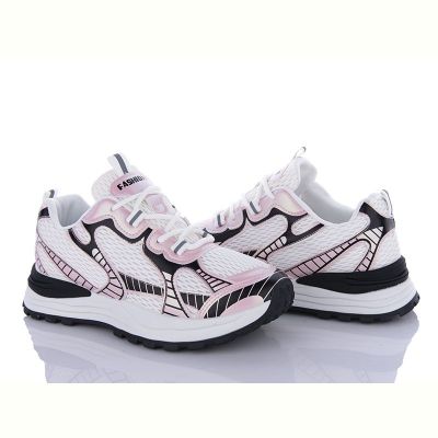 Кроссовки Violeta 176-34-B0682 white-pink