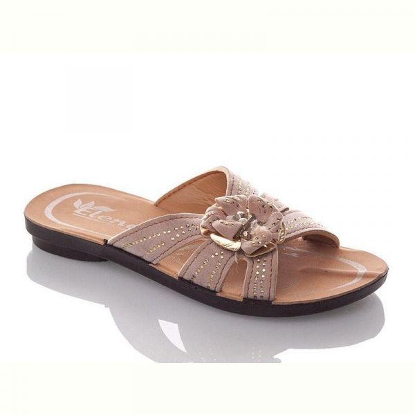 Шлепанцы Malibu GElena-N1A-beige