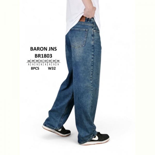 Джинсы God Baron BR1803 blue