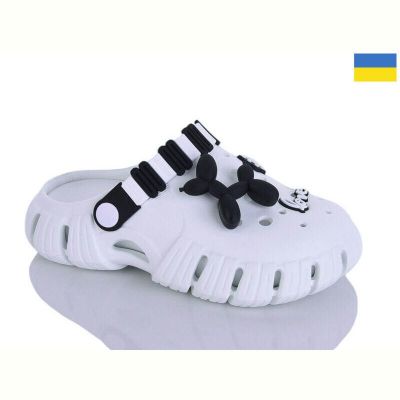 Кроксы Malibu 6012 білий/білий