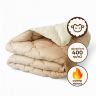 Одеяло шерстяное Woolly 200х220 см IDEIA 400 гр/м2 зимнее, теплое, натуральное, овечья шерсть