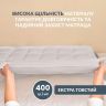 Наматрасник защитный 160x200 см IDEIA с резинками по углам антиаллергенный супер плотный серый