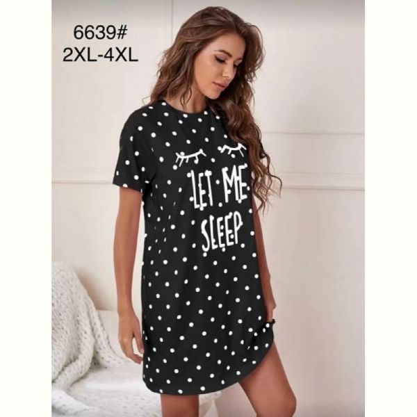 Ночнушка Romeo life 6639 black