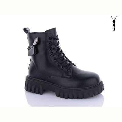 Ботинки QQ Панда 5255 black