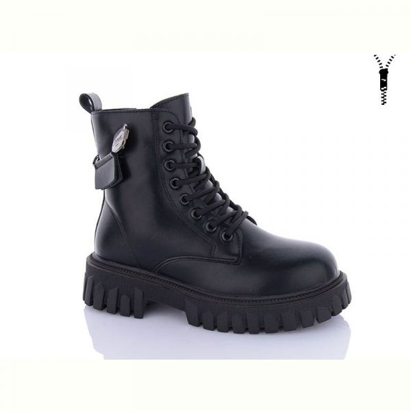 Ботинки QQ Панда 5255 black