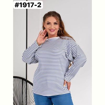 Свитер BAT 1917-2 white-blue