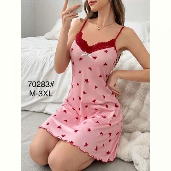 Ночнушка Brilliant B70283 pink