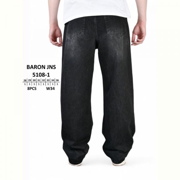 Джинсы God Baron 5108-1 black