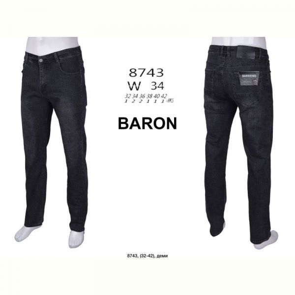 Джинсы God Baron 8743 black