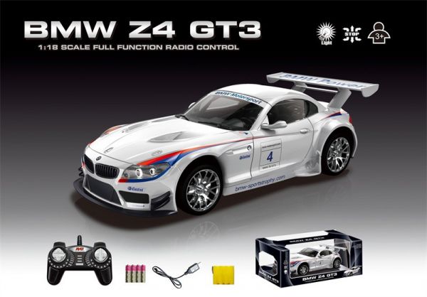 G282332-866-1812B Іграшкова машинка на радіокеровані "BMW Z4 GT3" масштабу 1:18