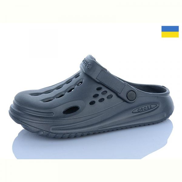 Кроксы Cross 026A т.сірий