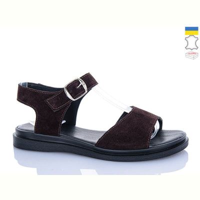Босоножки Garti 140 коричневий замш