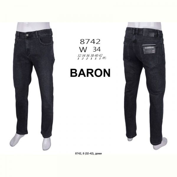 Джинсы God Baron 8742 black