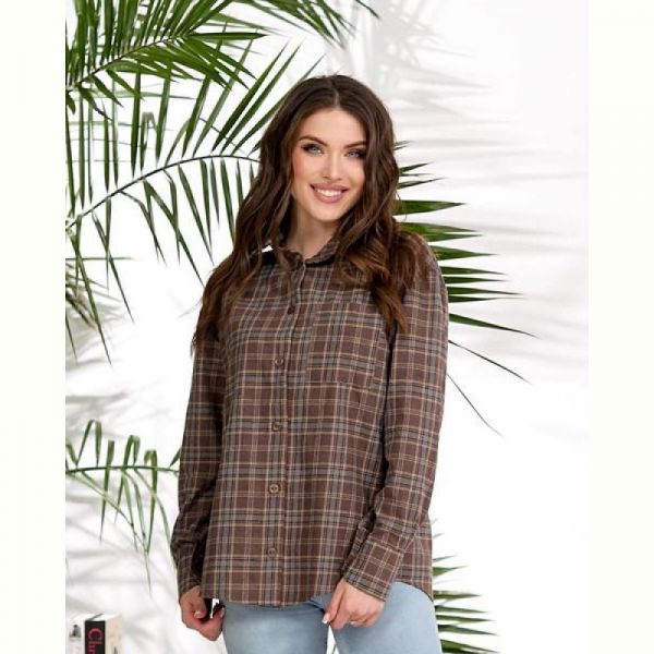 Рубашка Lelis 1050-1 brown