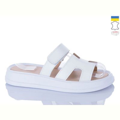 Шлепанцы Sali 1501-25 білий біл-п.