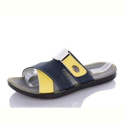 Шлепанцы Oskar 32Ш white-yellow