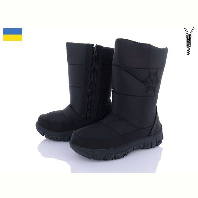 Дутики Favorit 303 чор.чор-п.