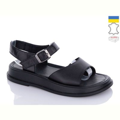 Босоножки Garti 140 чёрная кожа