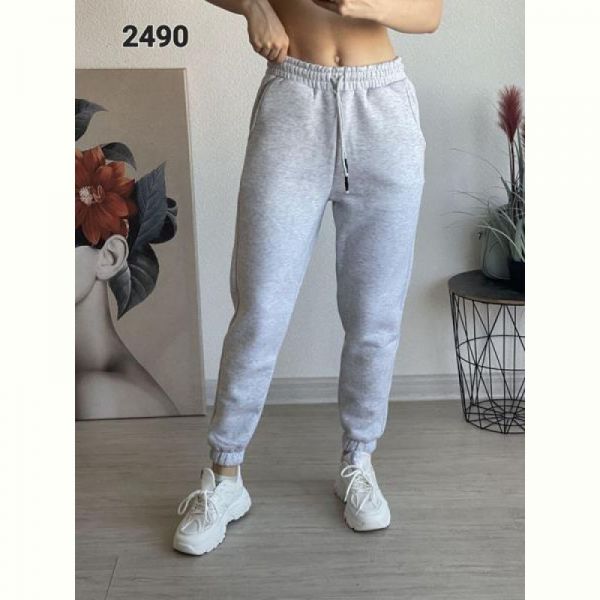 Штаны спорт FSN 2490 l.grey